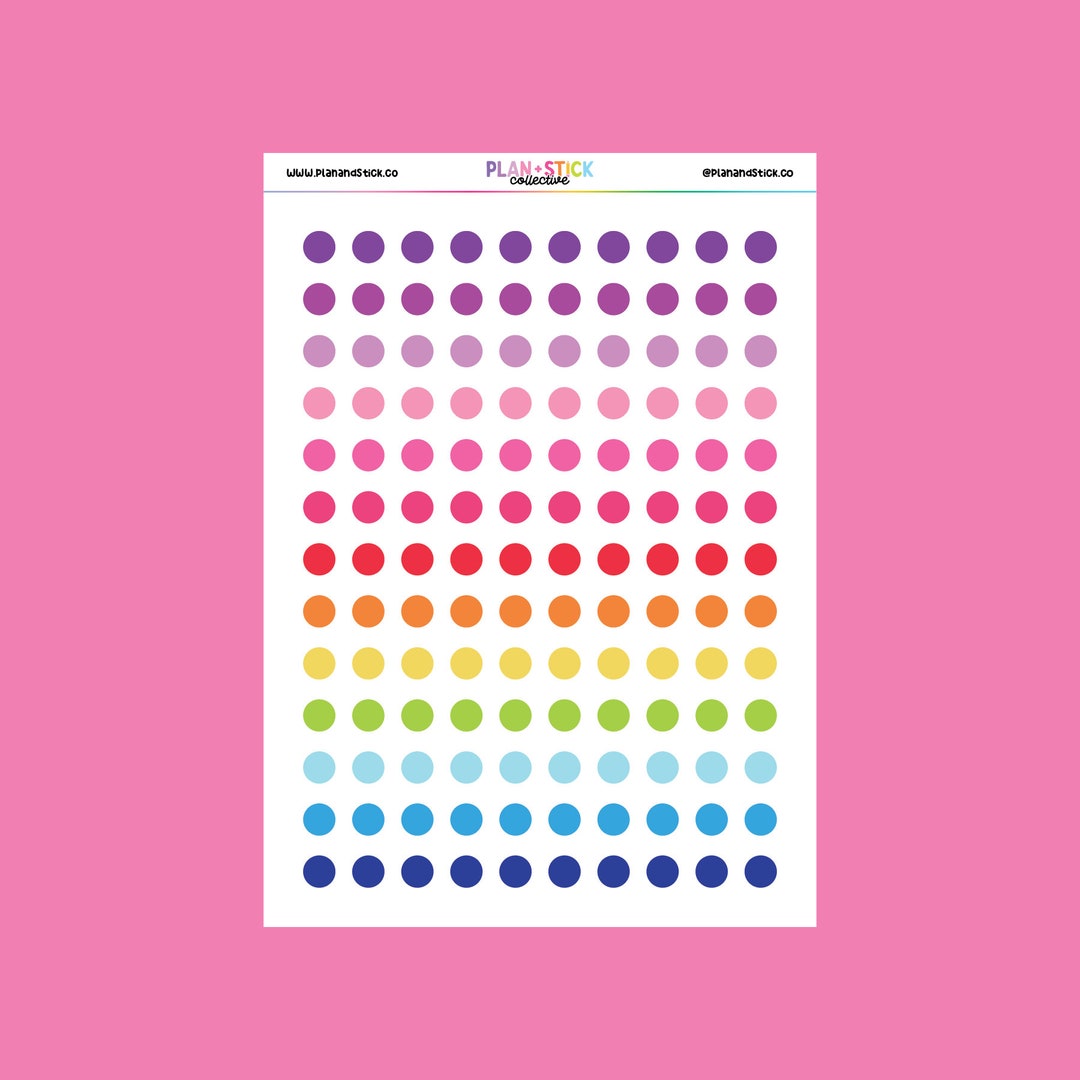 Dot Icon Planner Stickers · Bullet Point Planner Stickers · Erin ...