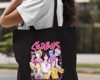 Huntrix Tote Bag, Saja Boys Boy Band Fan Bag, Kpop Gift