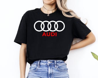 Audi Logo T-Shirt, Car Fan Tee, Unisex Fit
