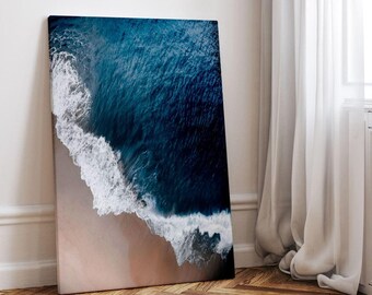 Coastal Decor - Canvas Wall Art Ocean Landscape Art - Beach Wall Art - Ocean Photography Prints - Landscape Wall Art