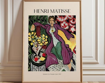 専用他の方発送× ​Matisse 【Woman in a Purple HENRI MATISSE 