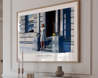 Edward Hopper Summertime Druck: Vintage Wandkunst