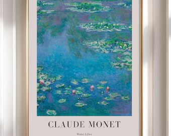 クロード・モネ – ラ・グルヌイエール 1869 – フレーム入り