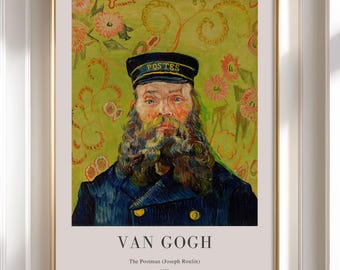 Van Gogh - The Postman (Joseph Roulin) Framed Oil Painting Art Print