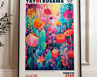 ARTINSPIRIO Yayoi Kusama Poster Kusama (poster uniquement, 40 x 50 cm ARTINSPIRIO Yayoi Kusama Poster Kusama (poster uniquement, 40 x 50 cm