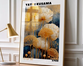 Yayoi Kusama Poster:Japanese Botanical Wall Art