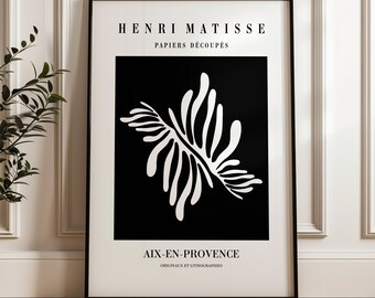 Matisse Framed Print: Mid-Century Modern Abstract Wall Art