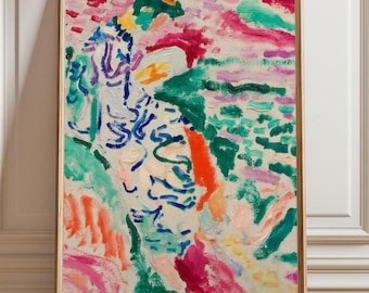 Impresión de Henri Matisse La Japonaise: Arte de pared de paisaje enmarcado