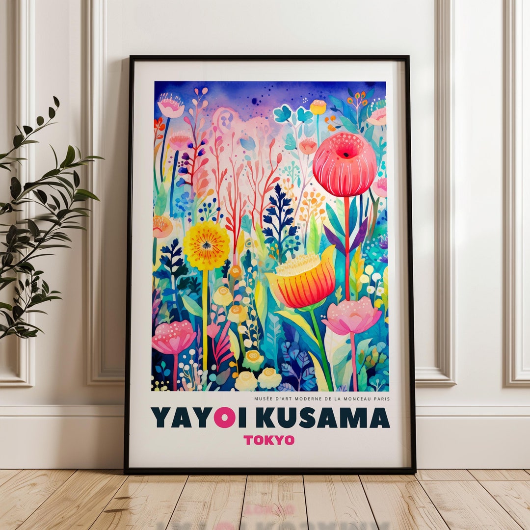 アート・デザイン・音楽 IDEAS FROM MASIMO OSTI Yayoi Kusama Prints | Unique Japanese Art & Japandi Decor