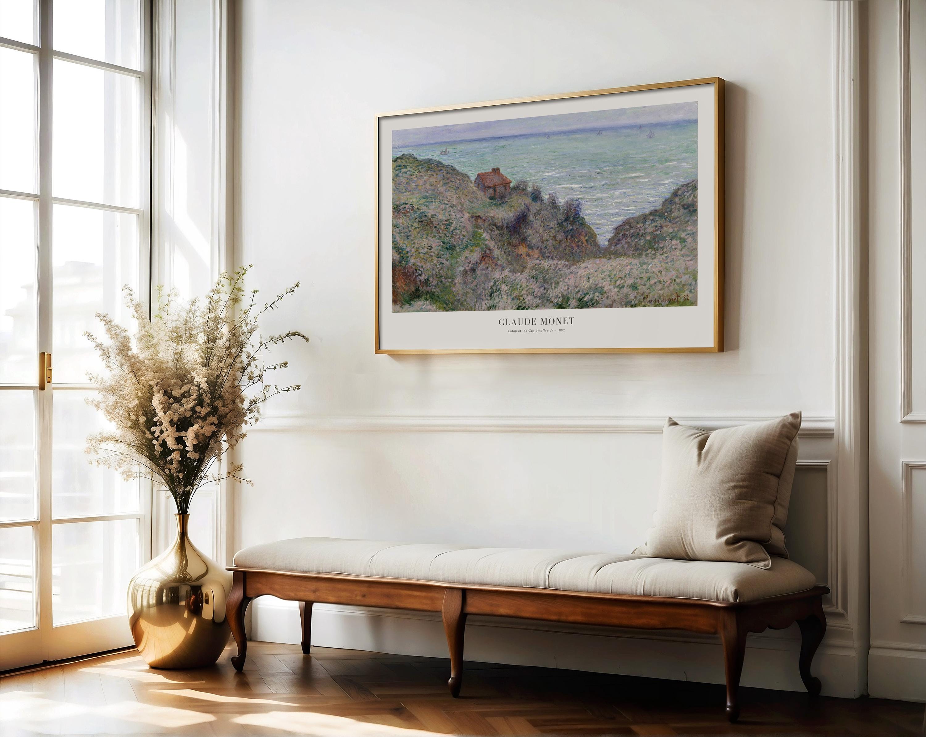 クロード・モネ「税関監視の小屋」額入り風景画 - Etsy 日本
