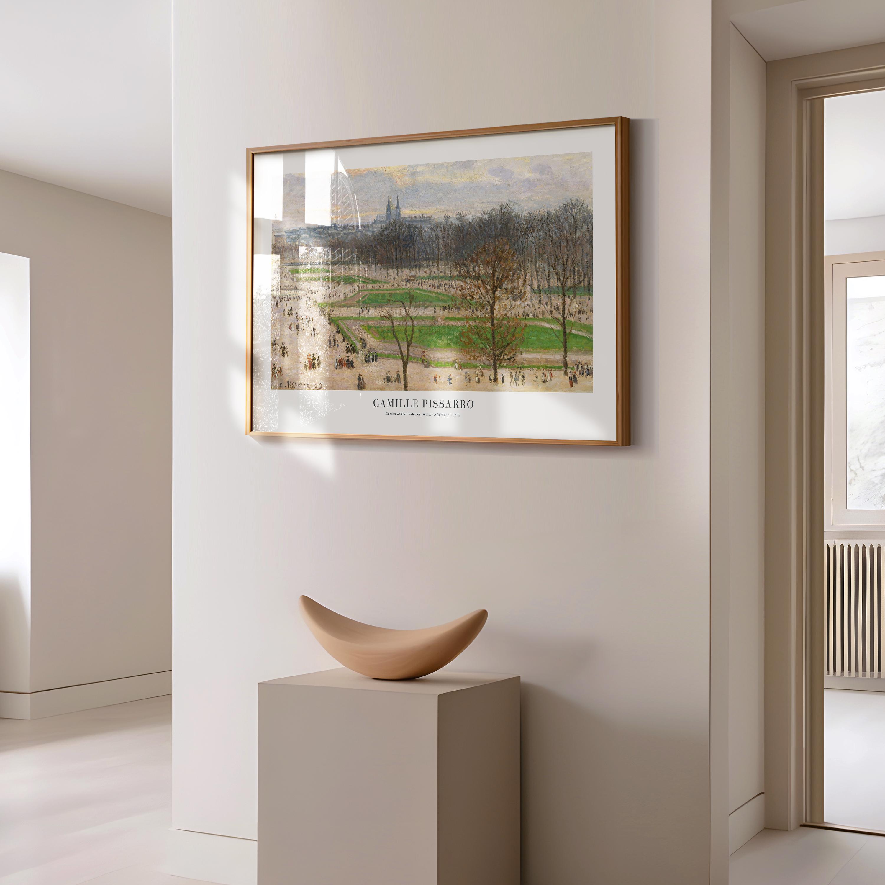 Camille Pissarro: Garden of the Tuileries Framed Art Print - Etsy