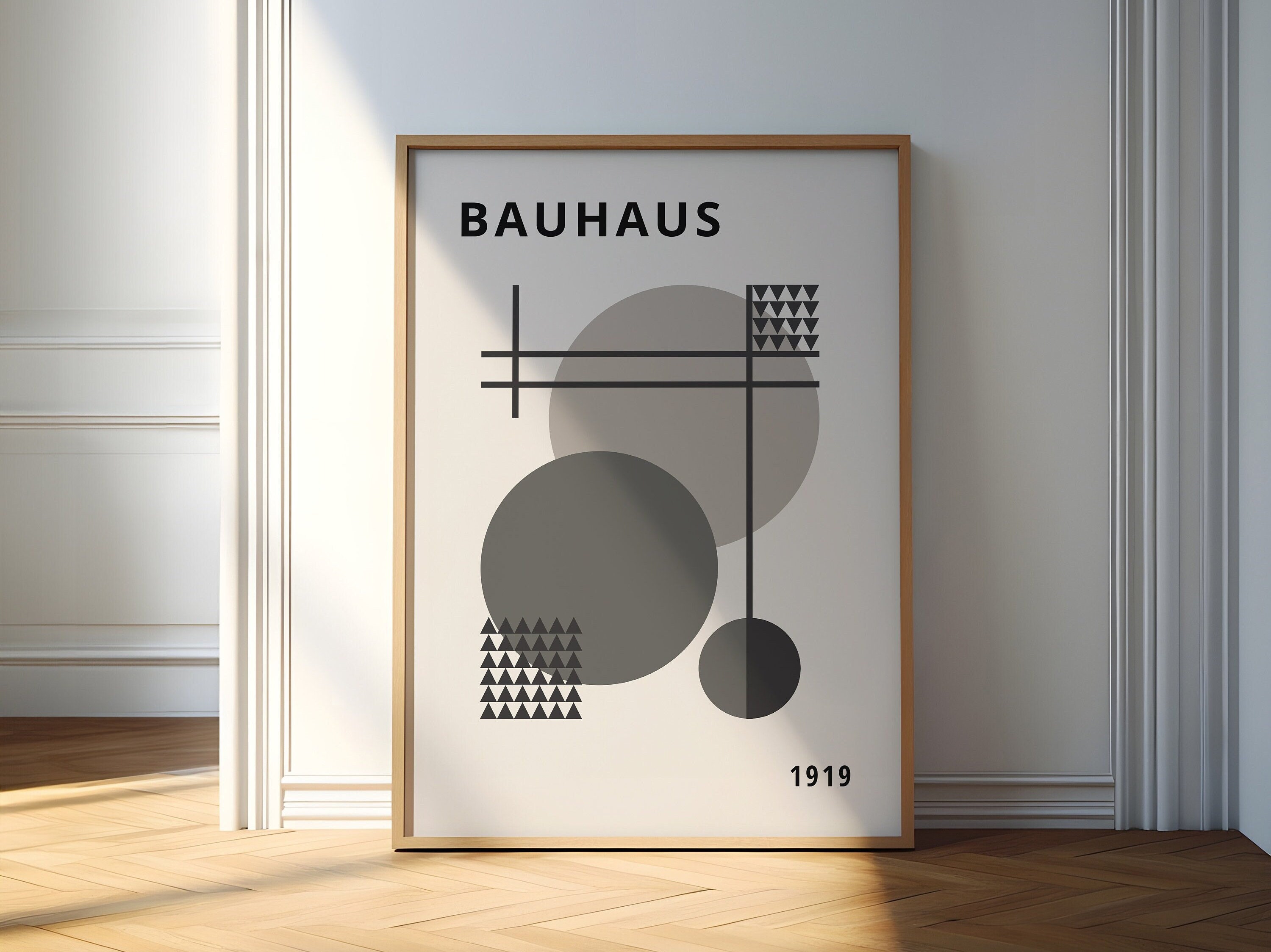 Framed Bauhaus Print: Mid Century Modern Wall Art - Etsy 日本