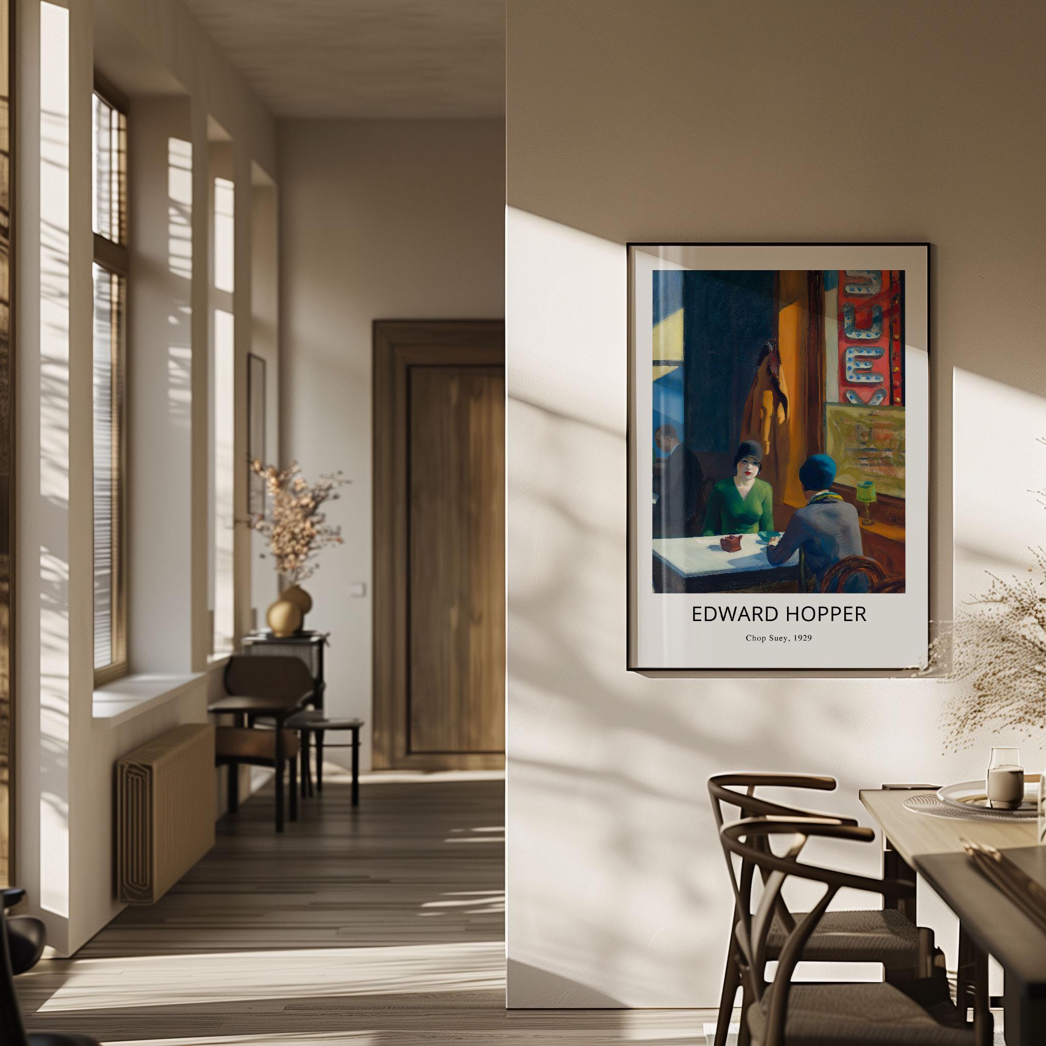 Edward Hopper Chop Suey Print: 1929 Vintage Wall Art - Etsy 日本