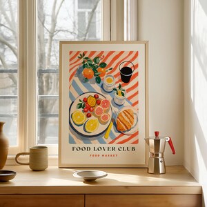 Fruit Illustration Print: Food Lover Kitchen Wall Art image 2