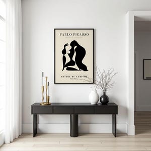 Picasso Print: Framed Abstract Cubism Wall Art image 8