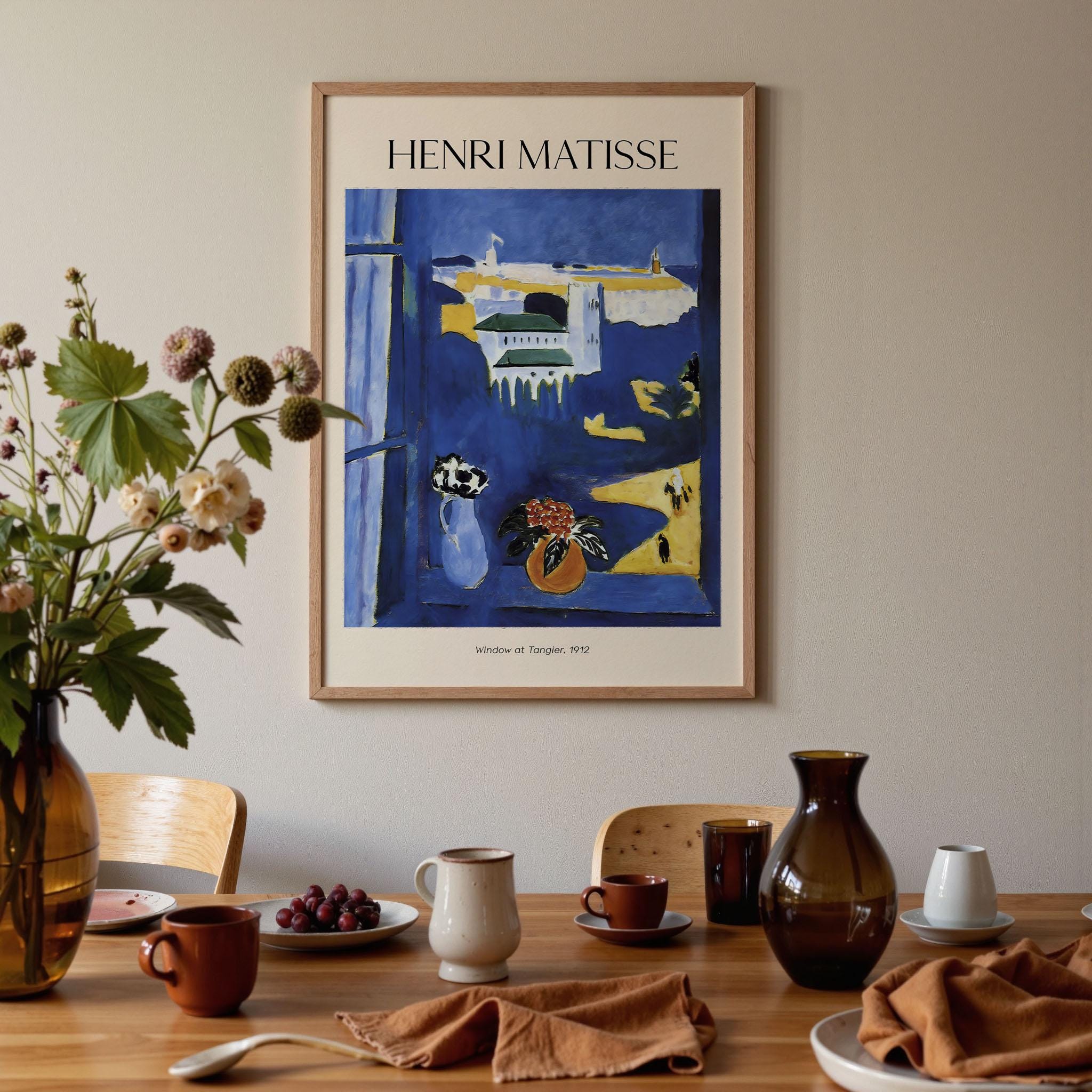 Henri Matisse - Window at Tangier - Framed Art Print - Etsy