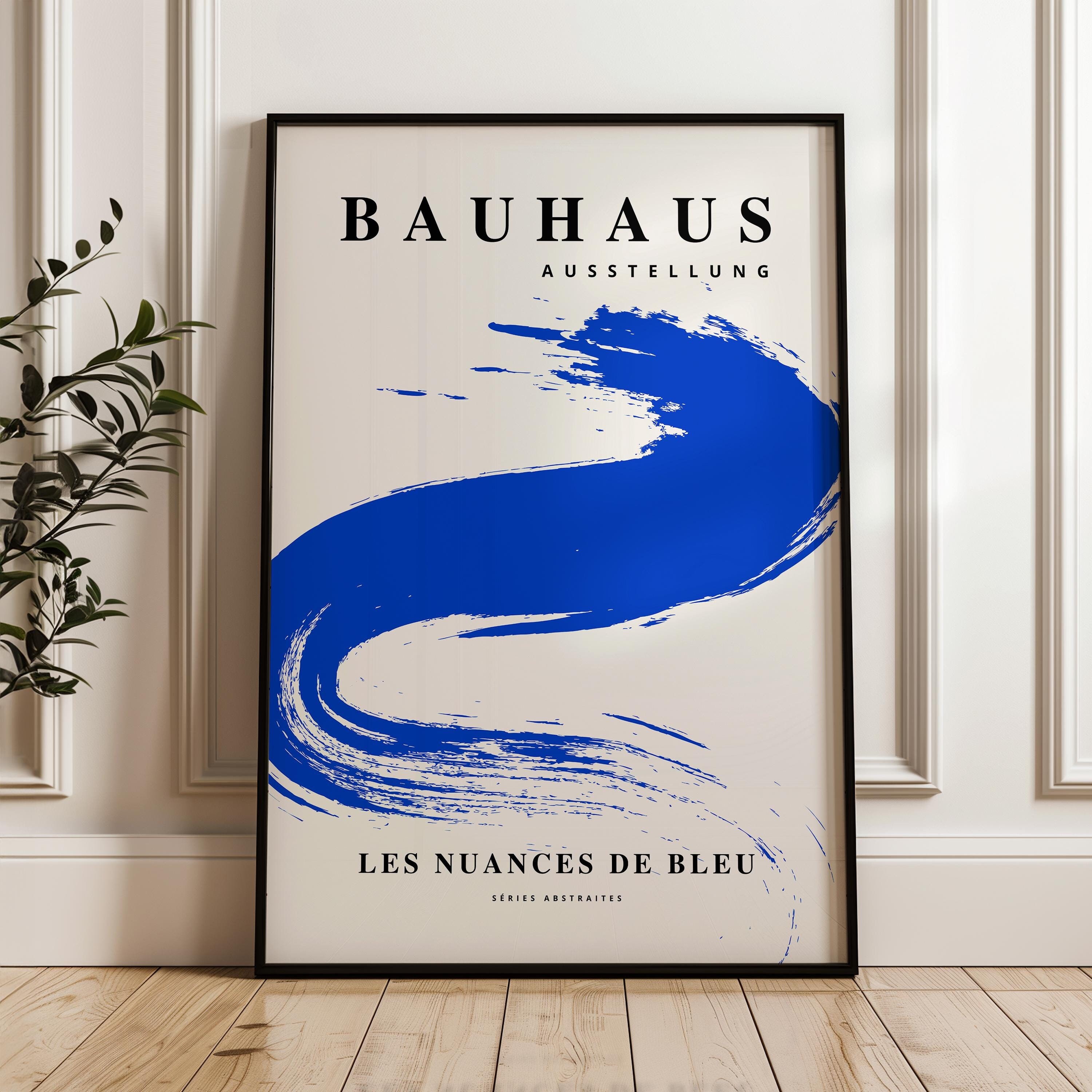 バウハウス Bauhaus 「Aufwarts」額付き　高級アートプリント Bauhaus（バウハウス） Aufwarts アートポスター（フレーム付き）