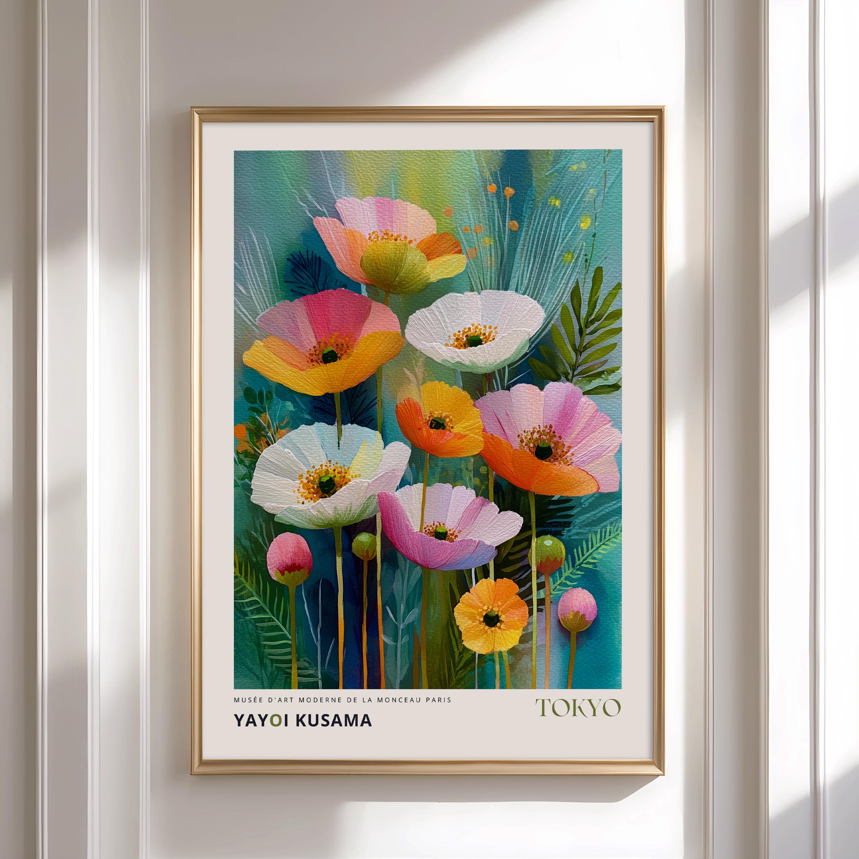 Colorful Floral Wall Art, Botanical Print, Modern Watercolor
