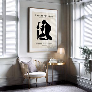 Picasso Print: Framed Abstract Cubism Wall Art image 12