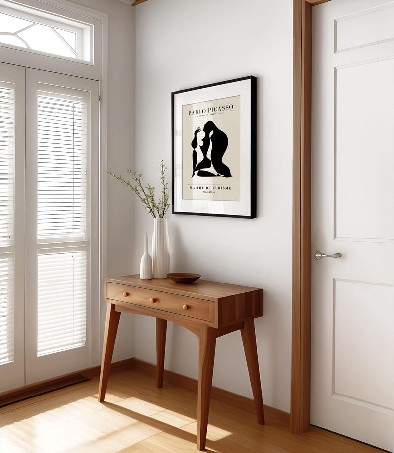 Picasso Print: Framed Abstract Cubism Wall Art image 13
