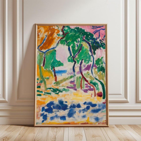 Henri Matisse Landscape Art Print: Collioure, Framed Wall Decor - Etsy
