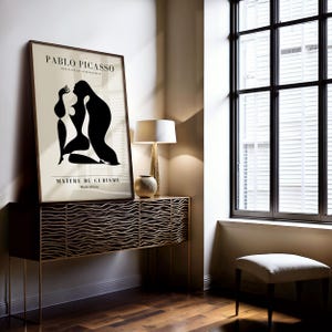 Picasso Print: Framed Abstract Cubism Wall Art image 10