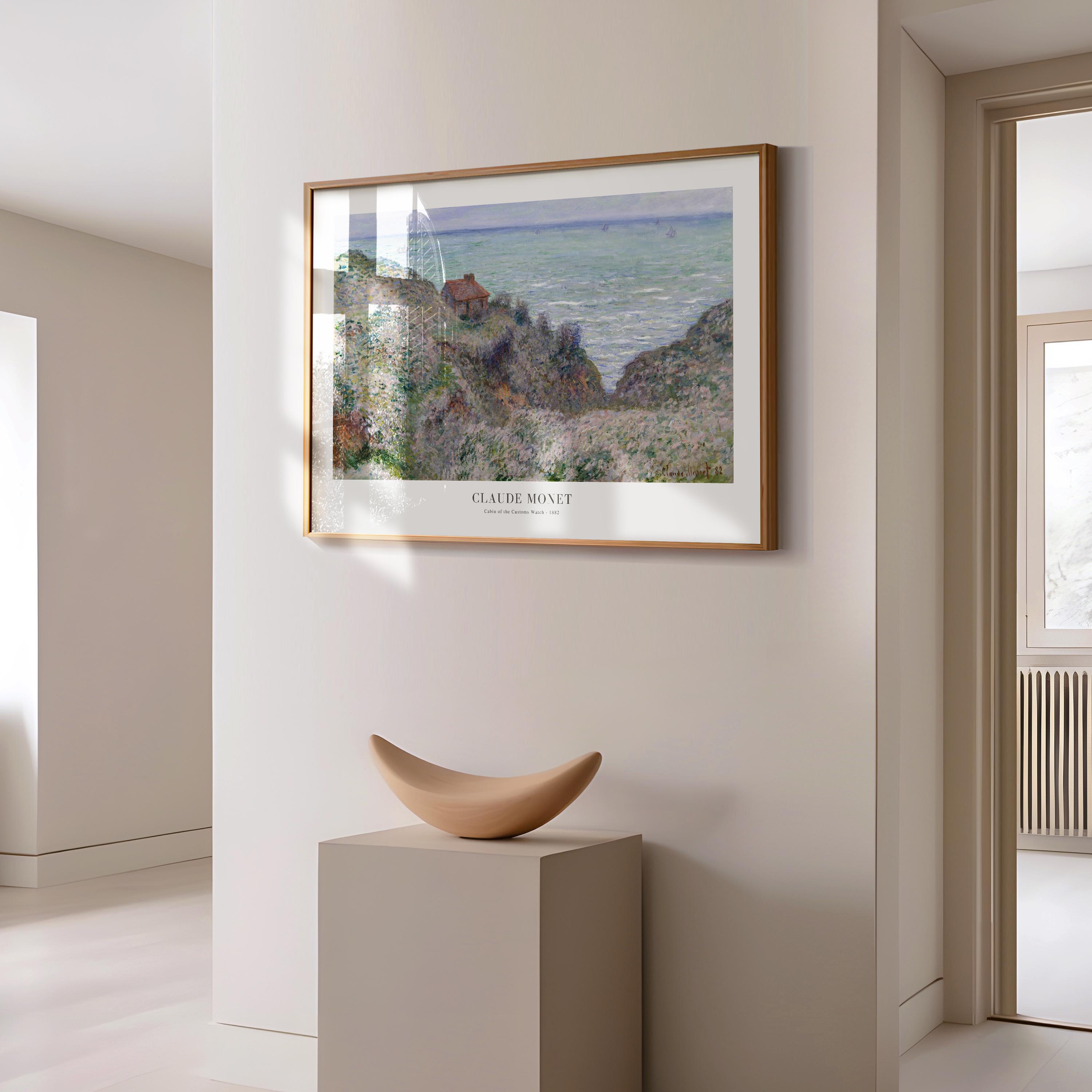 クロード・モネ「税関監視の小屋」額入り風景画 - Etsy 日本