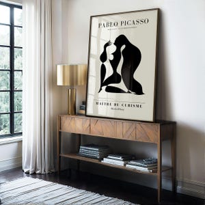 Picasso Print: Framed Abstract Cubism Wall Art image 11