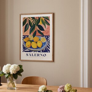 Italian Lemon Print: Kitchen Wall Art, Citrus Illustration image 18