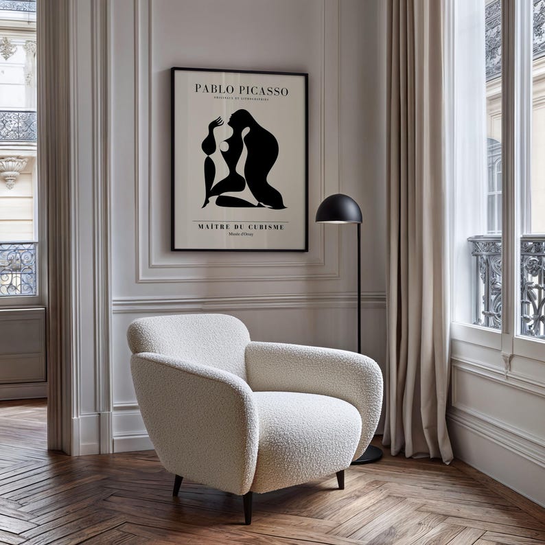 Picasso Print: Framed Abstract Cubism Wall Art image 18