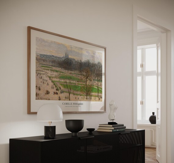 Camille Pissarro: Garden of the Tuileries Framed Art Print - Etsy