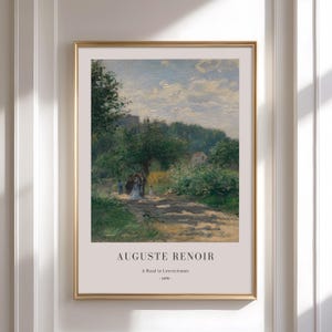 Renoir Poster Set of 3 – Impressionist Vintage Paintings, Classic Museum Art Prints, French Landscape Wall Decor image 7