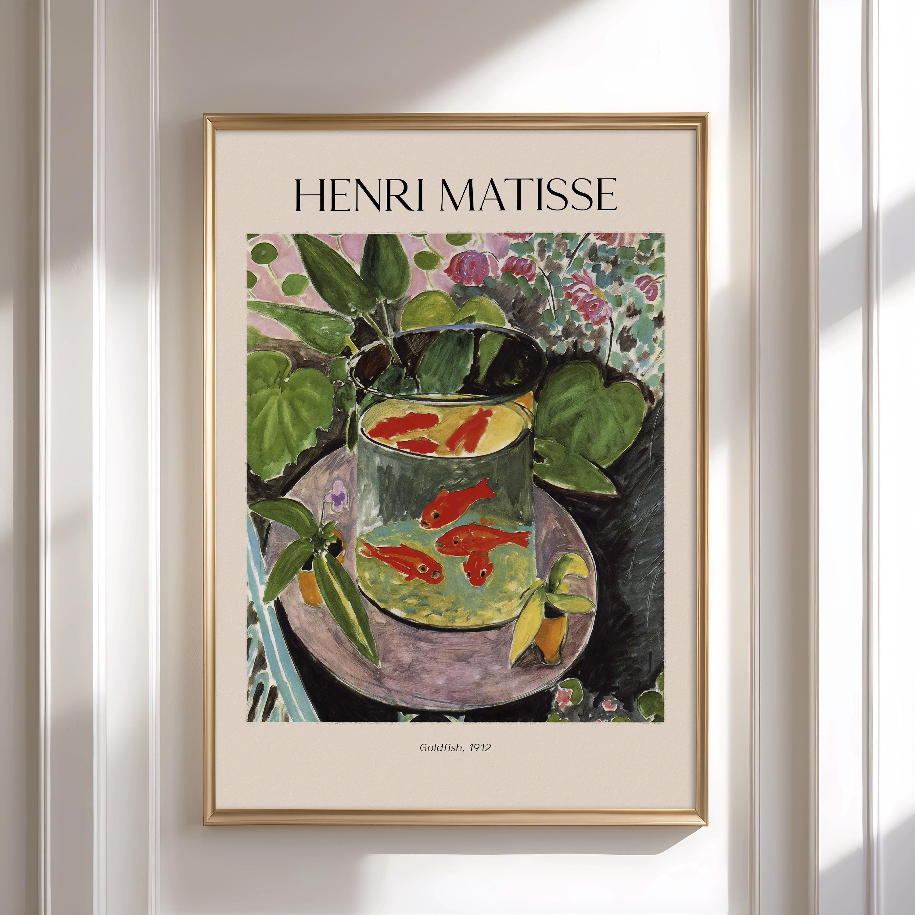 Henri Matisse Goldfish Print: Framed Botanical Wall Art - Etsy