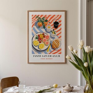 Fruit Illustration Print: Food Lover Kitchen Wall Art image 8