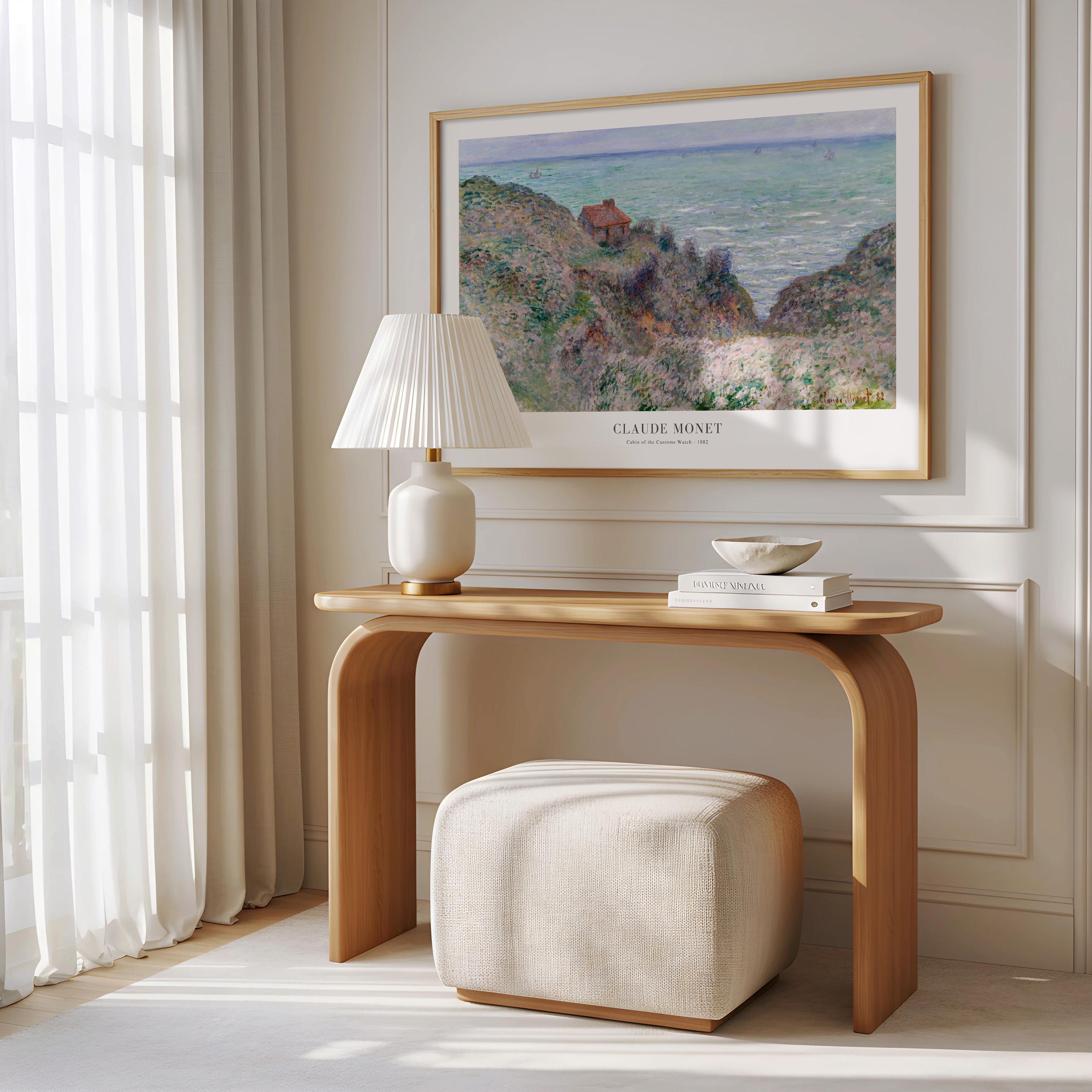 クロード・モネ「税関監視の小屋」額入り風景画 - Etsy 日本