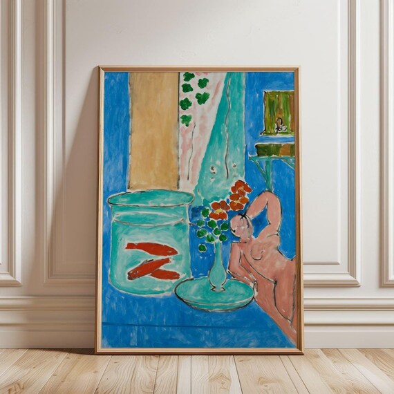 アンリ・マティス(Henri Matisse)、【大きな断崖，魚】 アンリ・マティス(Henri Matisse)、【大きな断崖，魚】 アンリ