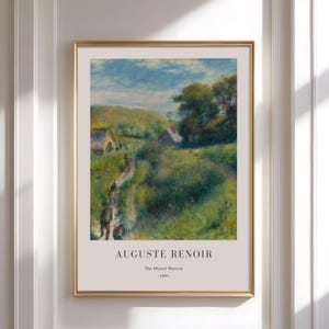 Renoir Poster Set of 3 – Impressionist Vintage Paintings, Classic Museum Art Prints, French Landscape Wall Decor image 6