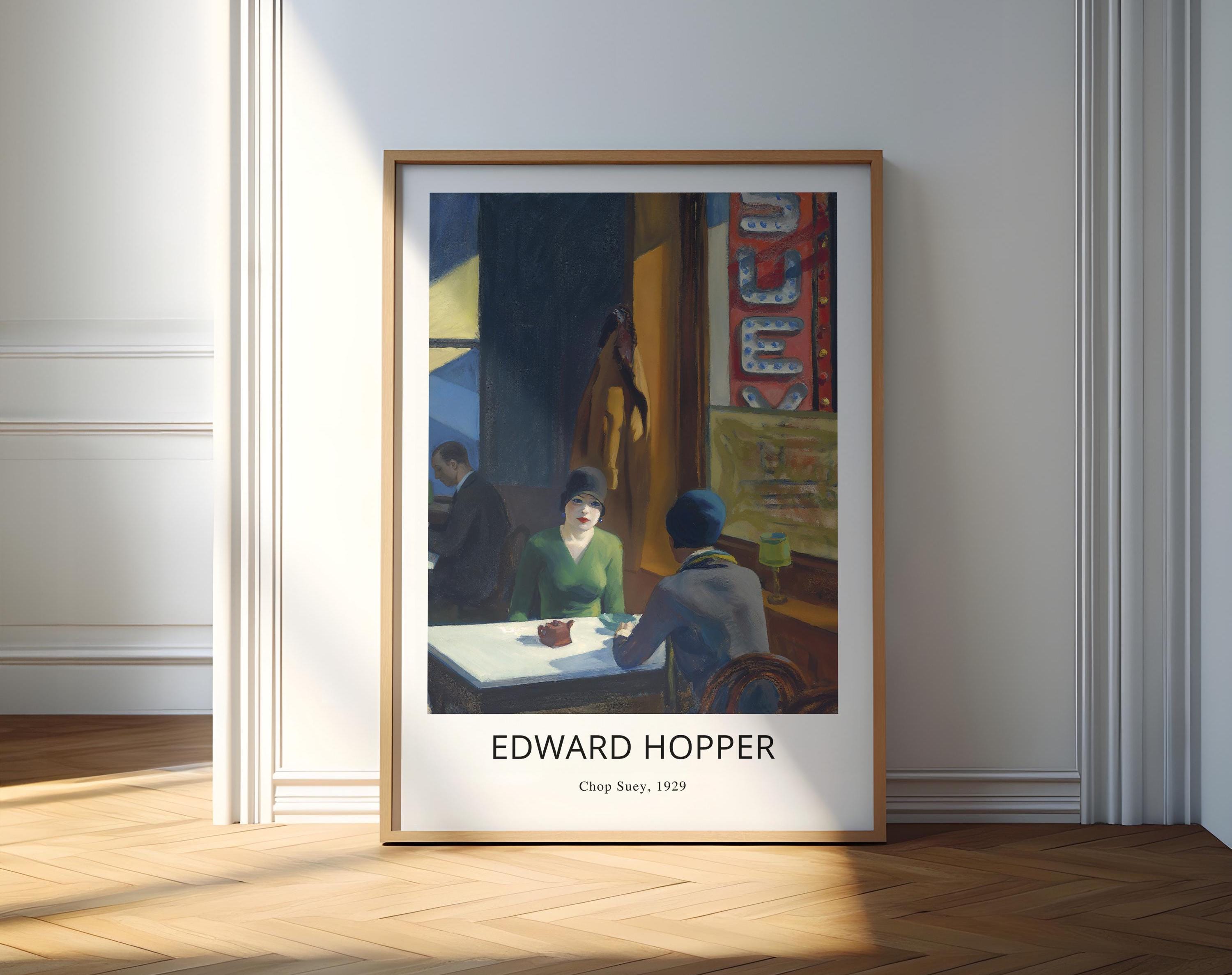 Edward Hopper Chop Suey Print: 1929 Vintage Wall Art - Etsy