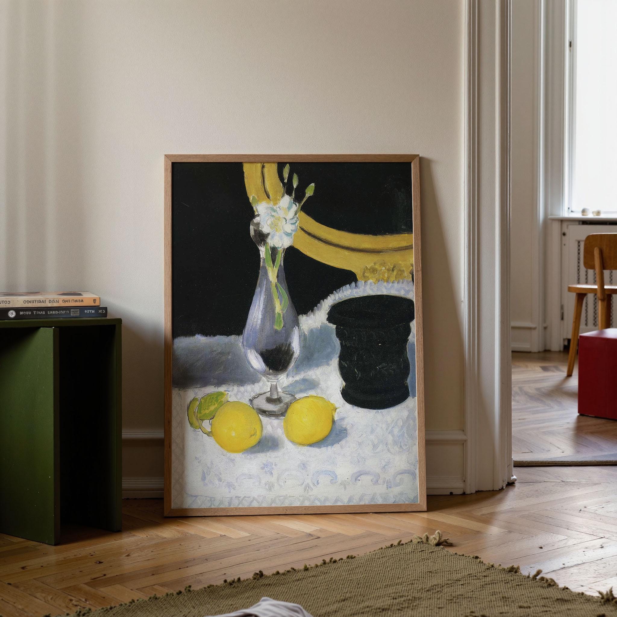 Nature morte avec impression de citrons d'Henri Matisse - Art
