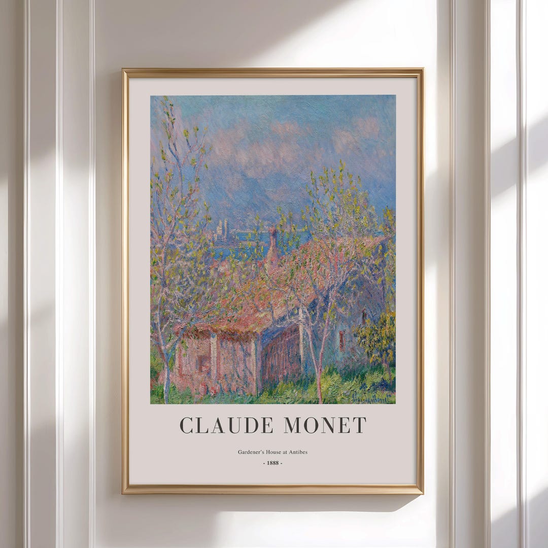 クロード・モネ［ アンティーブの庭師の家］ アンティーブの庭師の家
