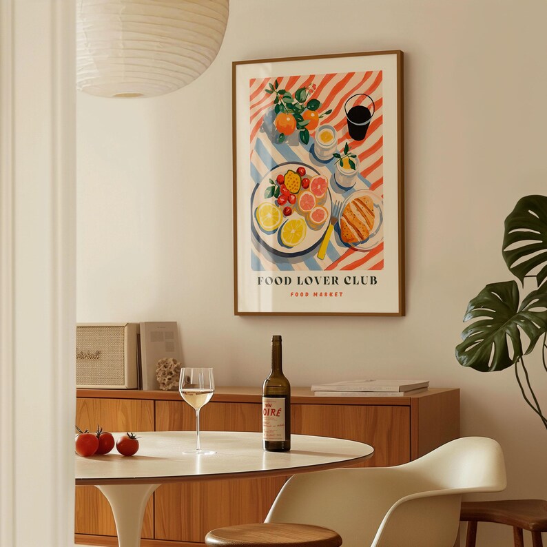 Fruit Illustration Print: Food Lover Kitchen Wall Art image 3