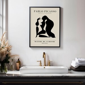 Picasso Print: Framed Abstract Cubism Wall Art image 16