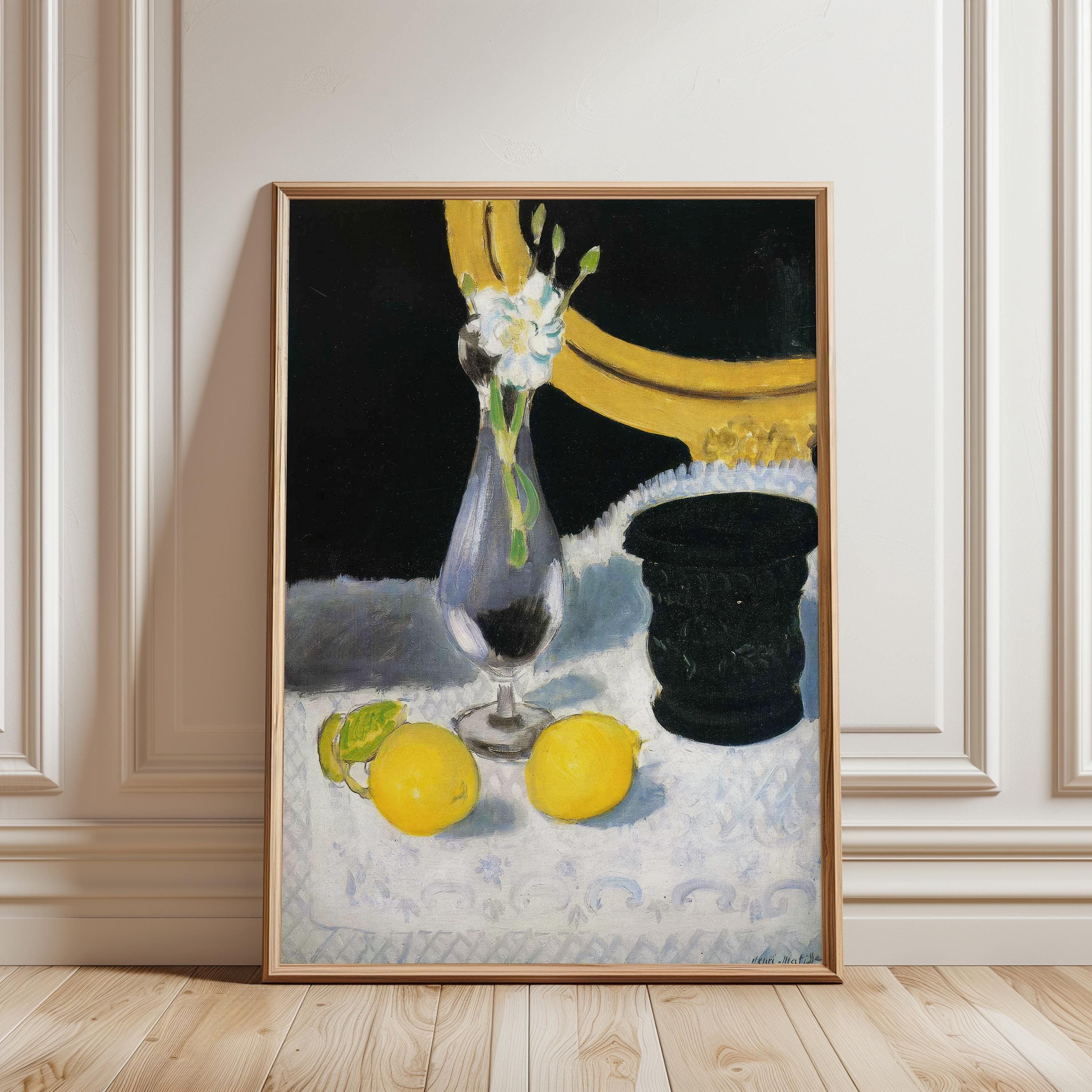 Nature morte avec impression de citrons d'Henri Matisse - Art
