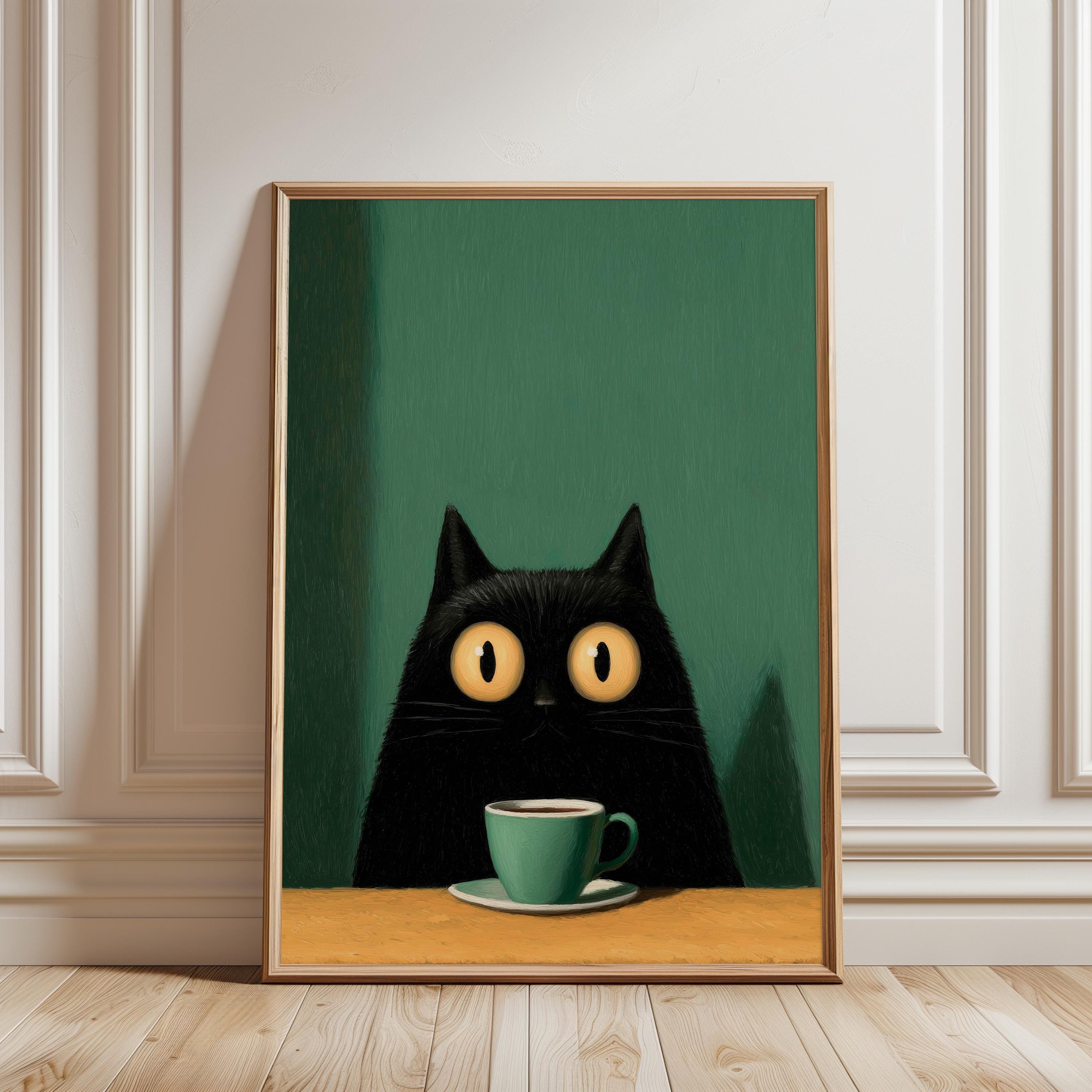 【半額SALE】149,060→ 74,530猫油絵『猫珈琲店』 il_fullxfull.7179906104_q67p.jpg