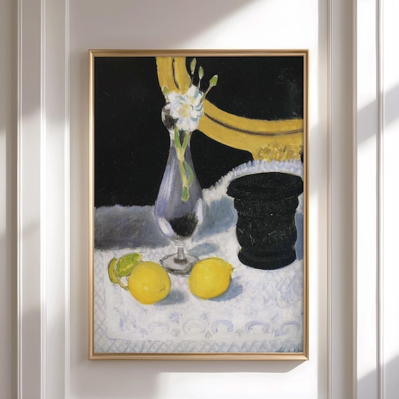 Nature morte avec impression de citrons d'Henri Matisse - Art