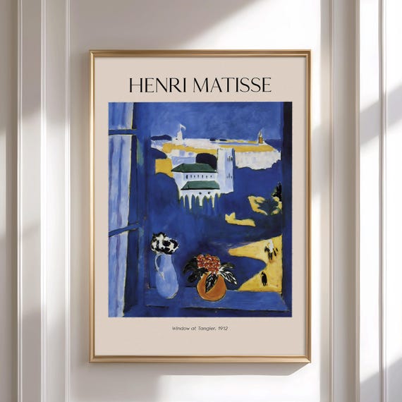Henri Matisse - Window at Tangier - Framed Art Print - Etsy