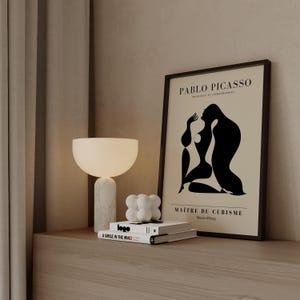 Picasso Print: Framed Abstract Cubism Wall Art image 5