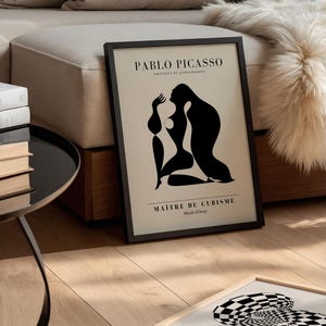 Picasso Print: Framed Abstract Cubism Wall Art image 17