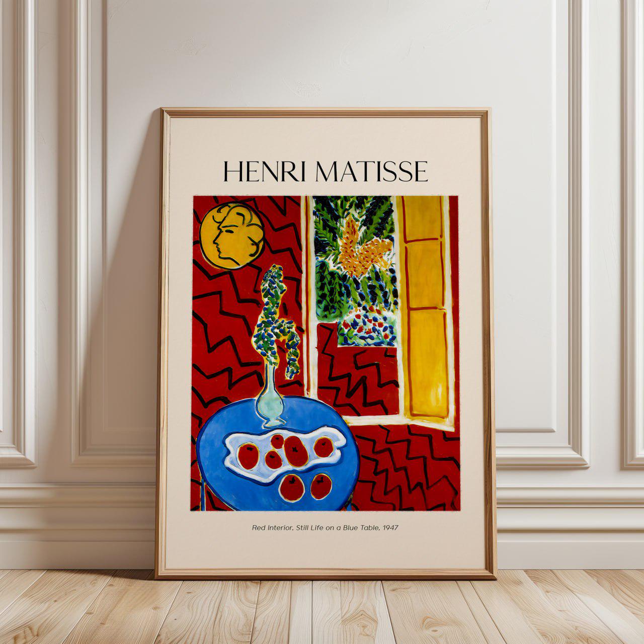 Henri Matisse 'Red Interior' Framed Art Print: Modern Still Life