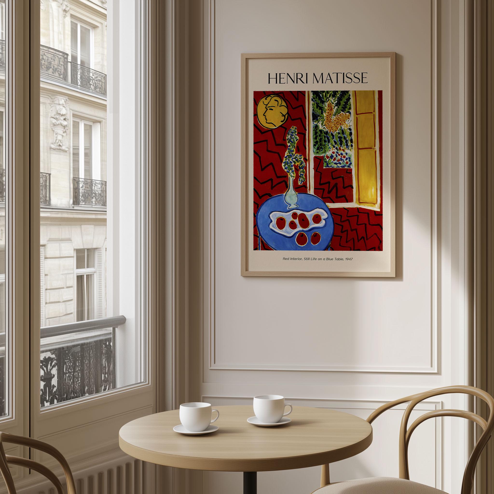 Henri Matisse 'Red Interior' Framed Art Print: Modern Still Life